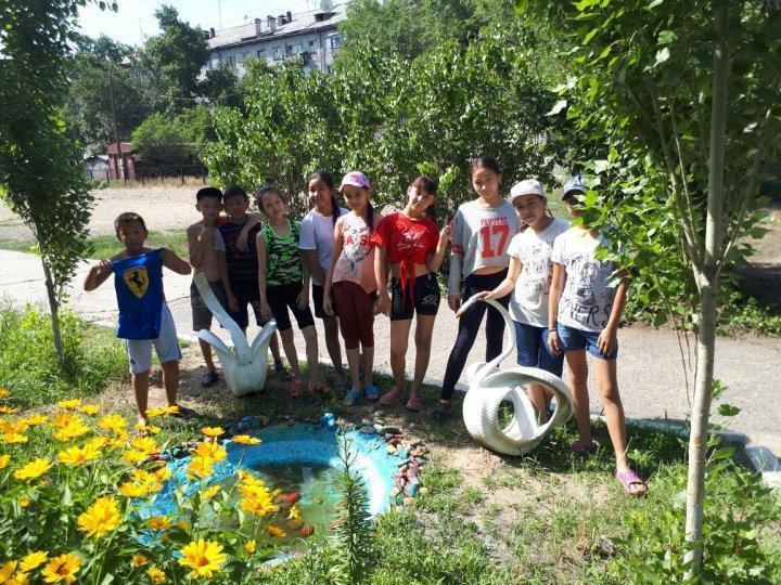 «№23 жалпы орта білім беретін мектеп» КММ ауласын көгалдандыру