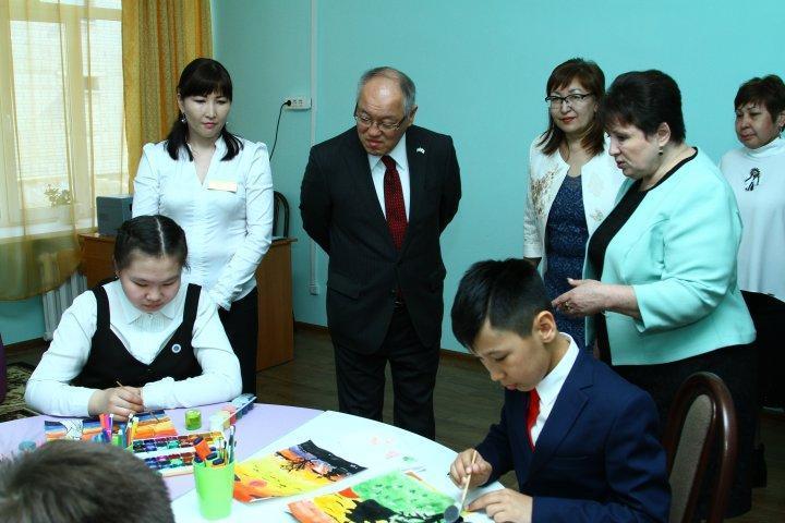 Жапон елшісі мектебімізде