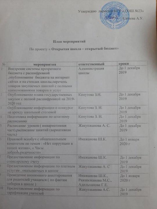 Мектептің ашық алаңы