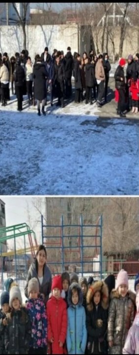 Өрт қауіпсіздігі бойынша жаттығу